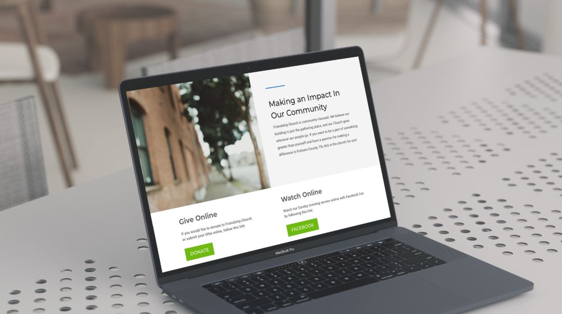 church website